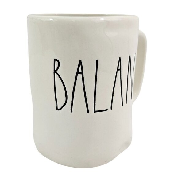 Rae Dunn Magenta BALANCE 16 Oz Ceramic Farmhouse Coffee Tea Mug Cup - Picture 2 of 16